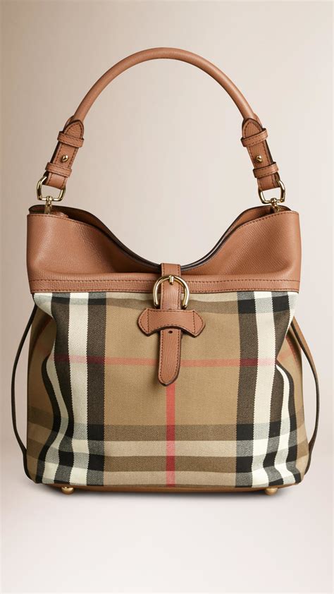 Burberry Check Hobo Bags & Handbags for Women